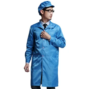 Anti-radiation coat scientific design double radiation protection overalls anti-radiation tooling SHD014 blue grid M yards