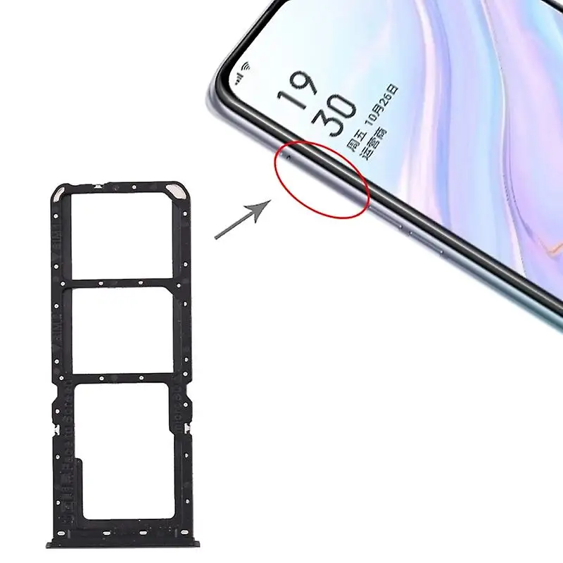 For OPPO A54 Sim Card Reader Holder Sim Card Tray Holder Slot Adapter