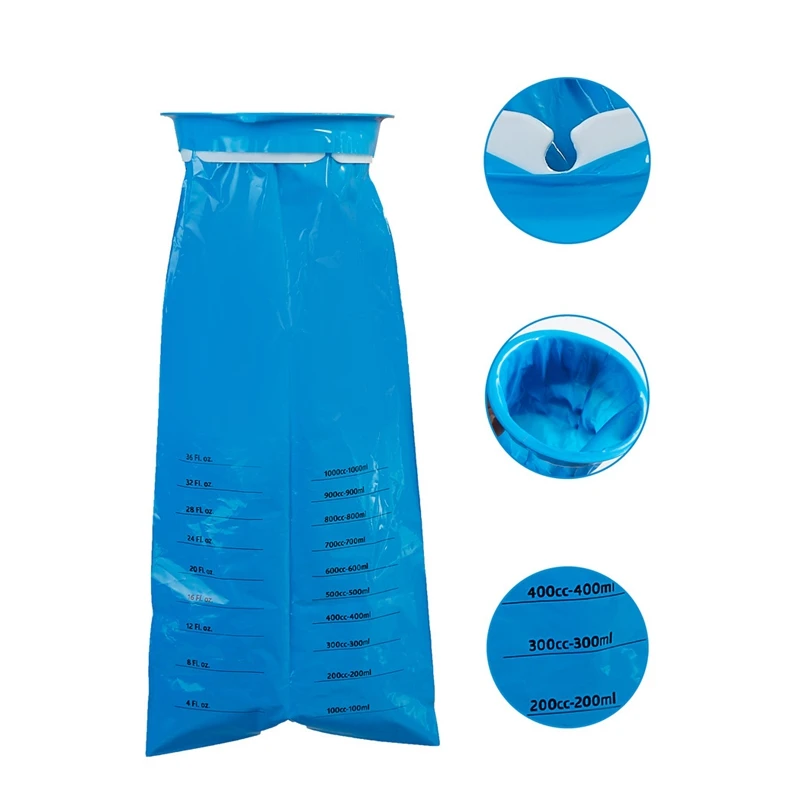 20Pcs Disposable Vomit Bags , Emesis Bags, Aircraft & Car Sickness Bag, Nausea Bags for Travel Motion Sickness