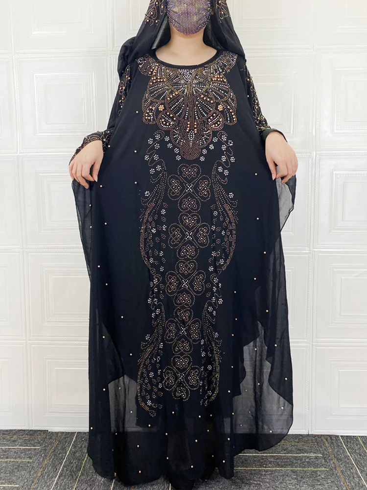 Black Abaya Dubai Turkey Muslim Hijab Dress 2021 Caftan Marocain Arabe Islamic Clothing Kimono Femme Musulmane Djellaba