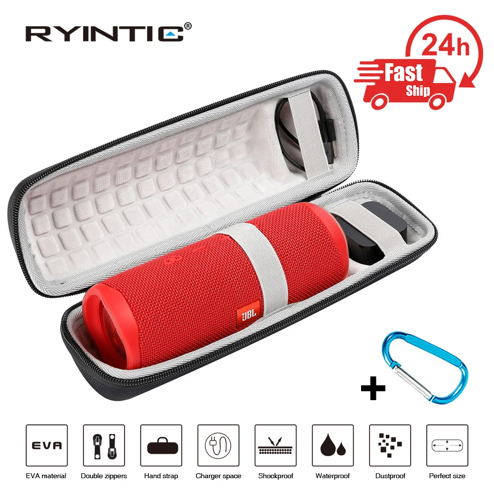 2021 la più recente custodia rigida per custodia da viaggio per colonna per JBL Flip 5 Flip5 altoparlante Wireless Bluetooth spazio Extra per spina e cavi