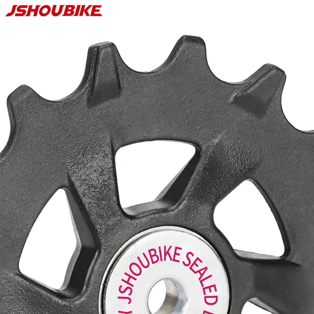 JSHOUBIKE Bicycle Pulley Bearing Wheel 11T 12T 13T14T15T16T17T Road Bike Guide Wheel for Shimano Sram MTB Jockey Rear Derailleur