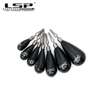 LSP Rig Tungsten Sinker Columnar Accessory Lure Fishing Sinkers Drop Fishing Accessories Black Fishing Weight Tungsten Drop Shot