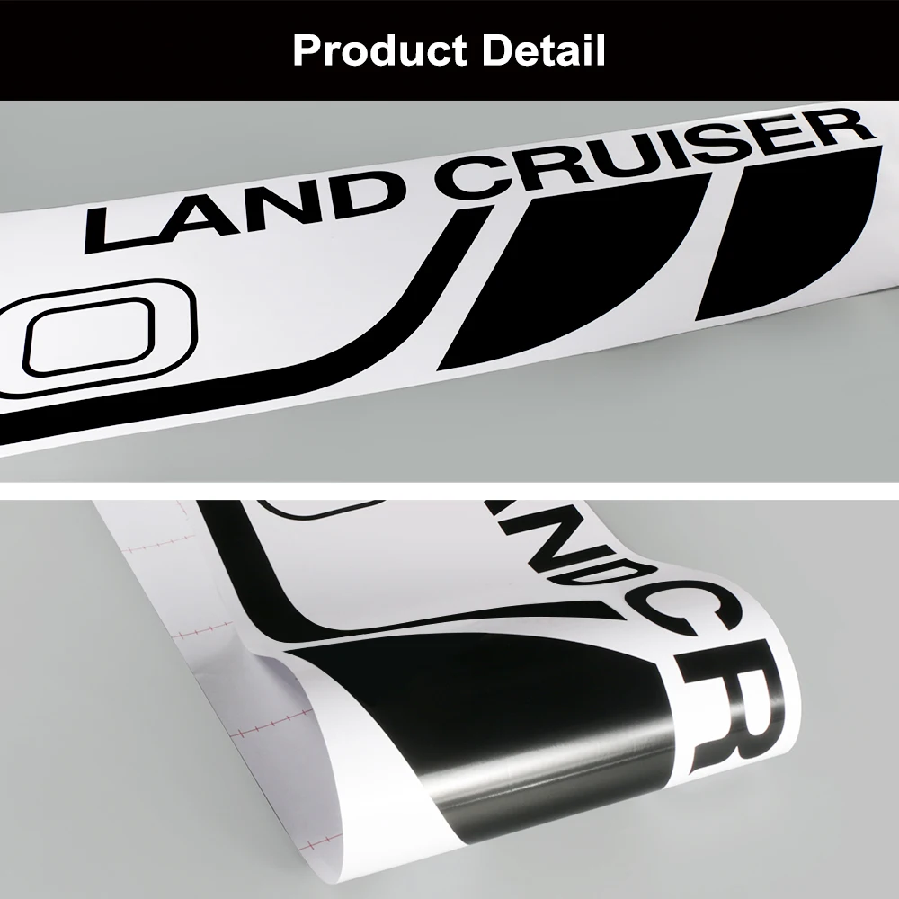 For Toyota Prado 150 120 Land Cruiser Prado 100 Car Door Side Decorative Stickers Vinyl Wrap Film Styling Decals Accessories