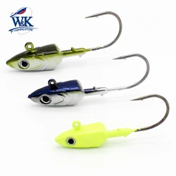 Hot-Sale Jig Hook 40g 6/0 Soft Fishing Lure Jig Head Tackle Pesca Hook Walleye Zander Amberjack Hooks Jig Head