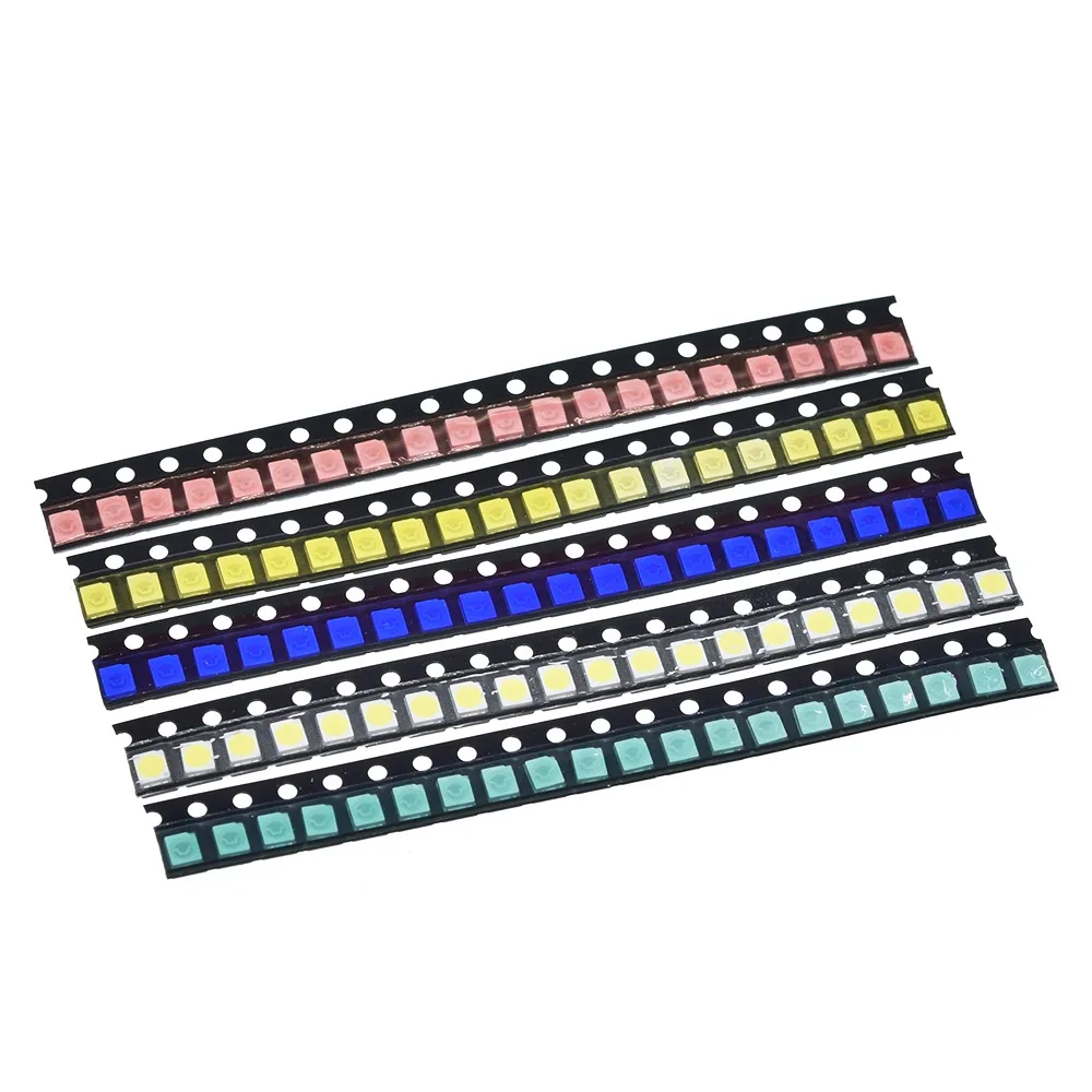 100 stücke = 5 farben x 20 stücke 5730/5050 /1210 /1206 /0805 /0603 LED Diode Sortiment SMD LED Diode Kit grün ROT Weiß Blau Gelb 5630 – Detail 9