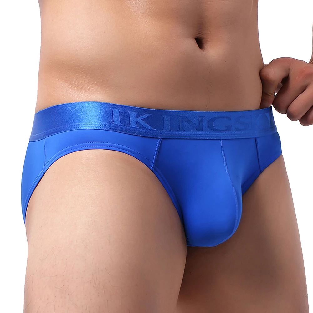 Men\'s Sporty Pouch Briefs Sexy Low Rise Stretch Bulge Bikini Underwear