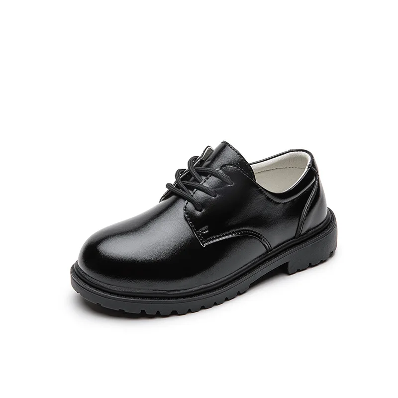 New Boys Children Leather Shoes Fashion Spring & Autumn Kids Campus Student Performance Size 26-37