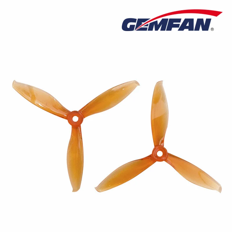 8 Pcs / 4 Pair Gemfan Flash 5149 5 Inch tri-blade 3 Blade CW CCW Plastic Propeller Compatible T-motor for FPV Racing Drone