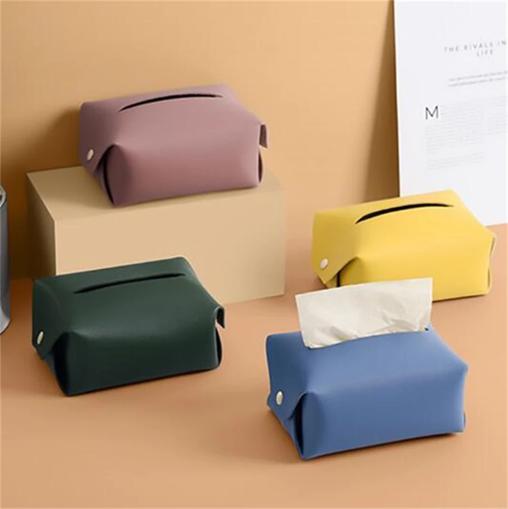 

Car Tissue Box Armrest PU leather car tissue box napkin holder car tissue holder car seat box Auto Accessories
