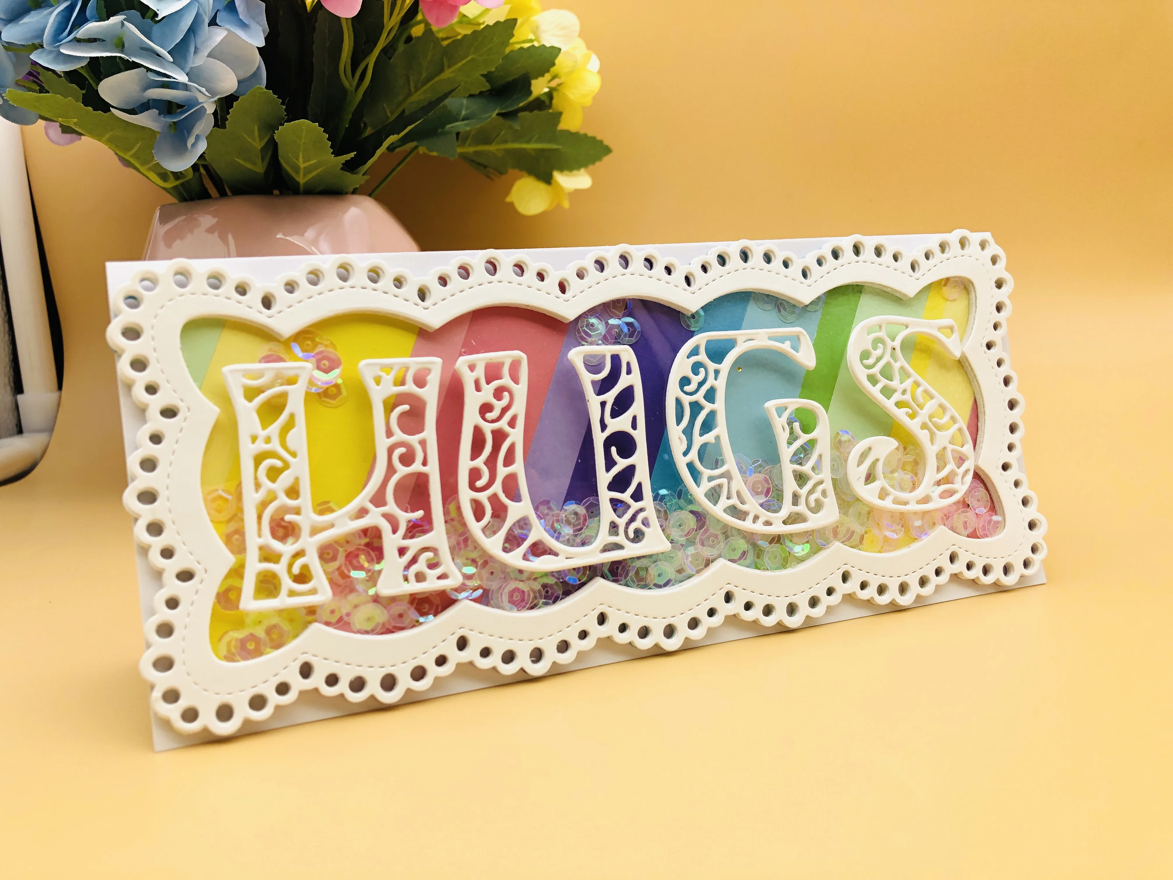 Alinacutle Metal Cutting Die Cut 26PC 5CM High Alphabet Dies ,Letters ,Scrapbook Paper Craft Handmade Card Happy Mail Art Cutter