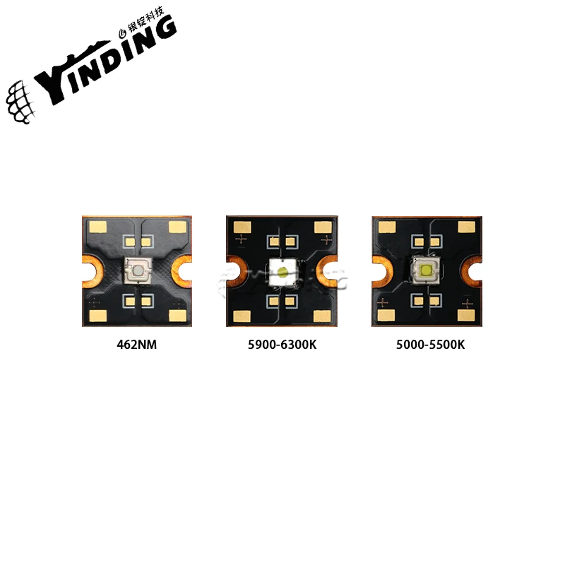 1pcs YINDING 5050 25W high power chip 462NM Blue 5900-6300K Cold White Architectural lighting/Stage lighting chip led SMD