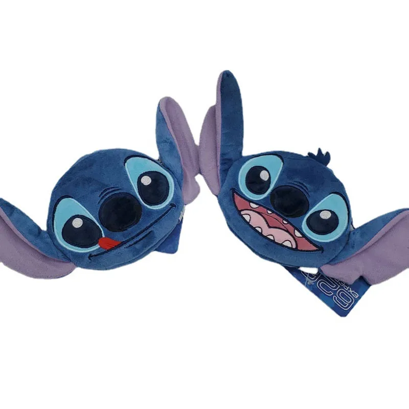 Disney Lilo & Stitch Plush เหรียญการ์ตูนความคิดสร้างสรรค์มินิกระเป๋าสตางค์ Stitch กระเป๋าที่ใส่บัตรประชาชนเด็กซิปกระเป๋า