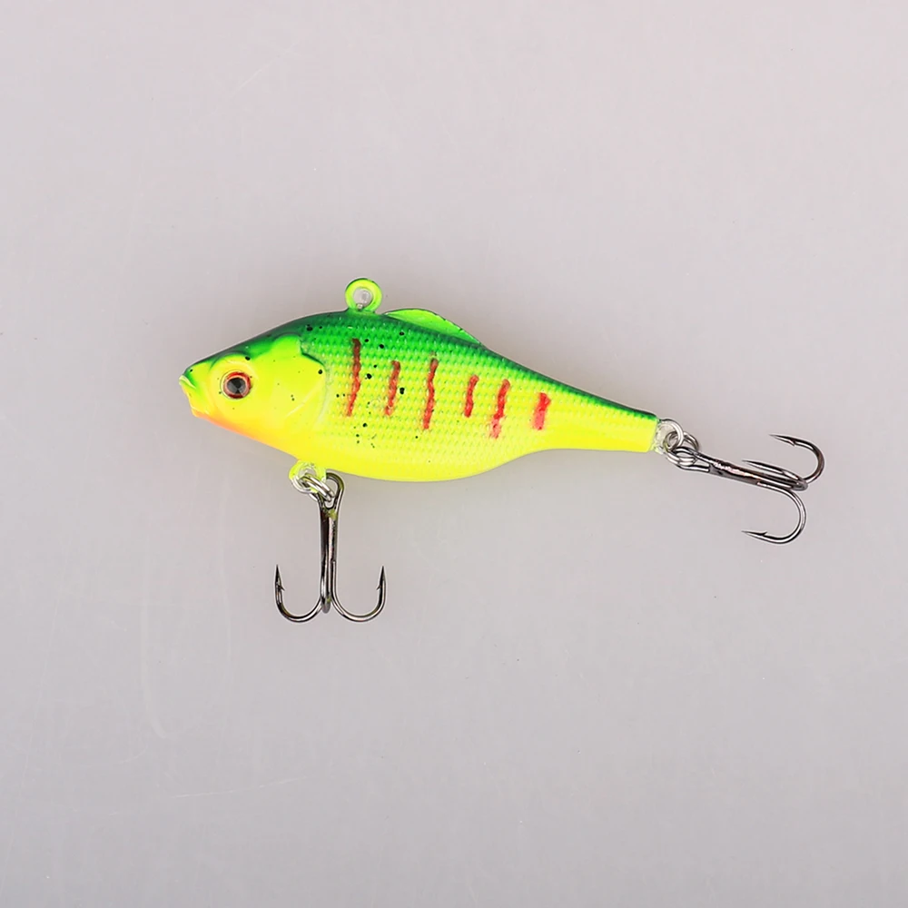 MOZHANSHI 1pc Crankbait VIB Fishing Lure Hard Plastic Artificial Bait 3D Eyes 6.5cm 12.4g Fishing Wobblers