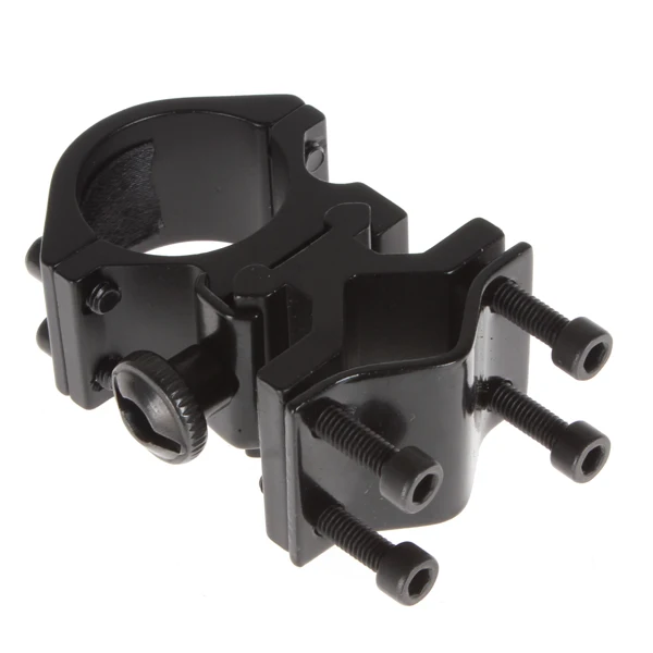 Anillo de 25mm y soporte para linterna, montaje en riel de 20mm