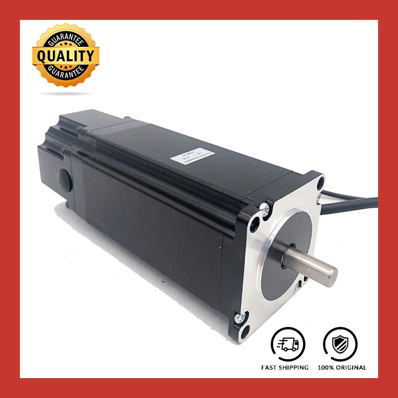 24VDC 2N Brake NEMA23 Stepper Motor 57mm Brake Stepper Motor 112mm Body Length CE ROHS CNC