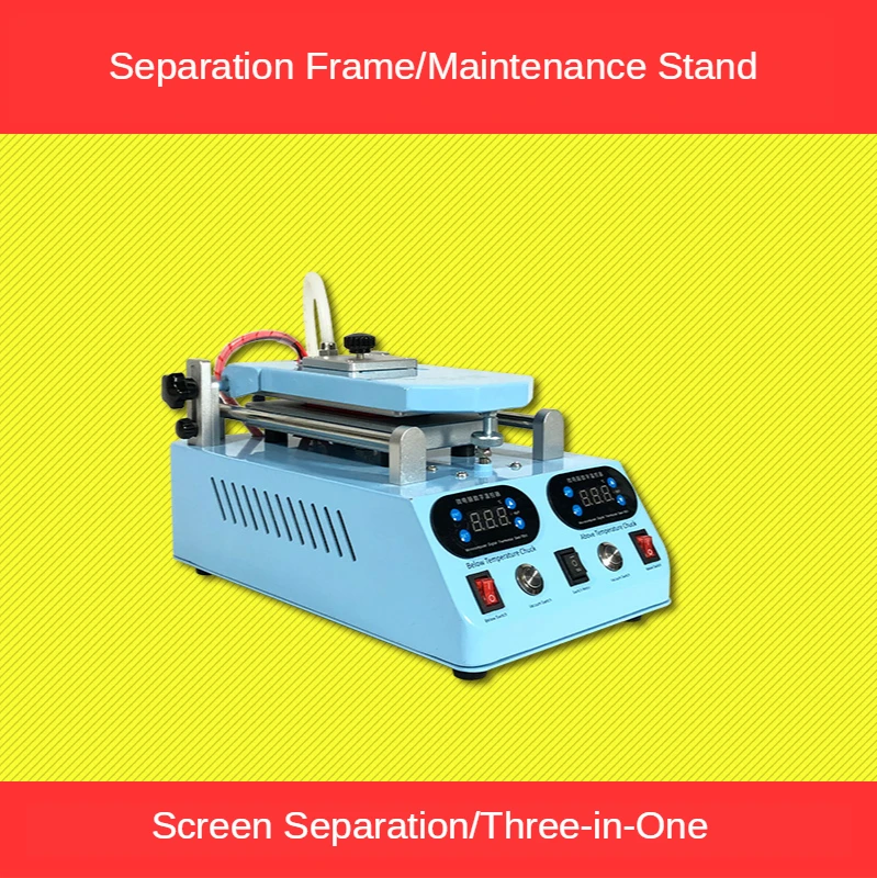 268 Automatic LCD Bezel Heating Separator Machine For Flat Curved Screen 3 in 1 Touch Screen Separator Remove rear cover