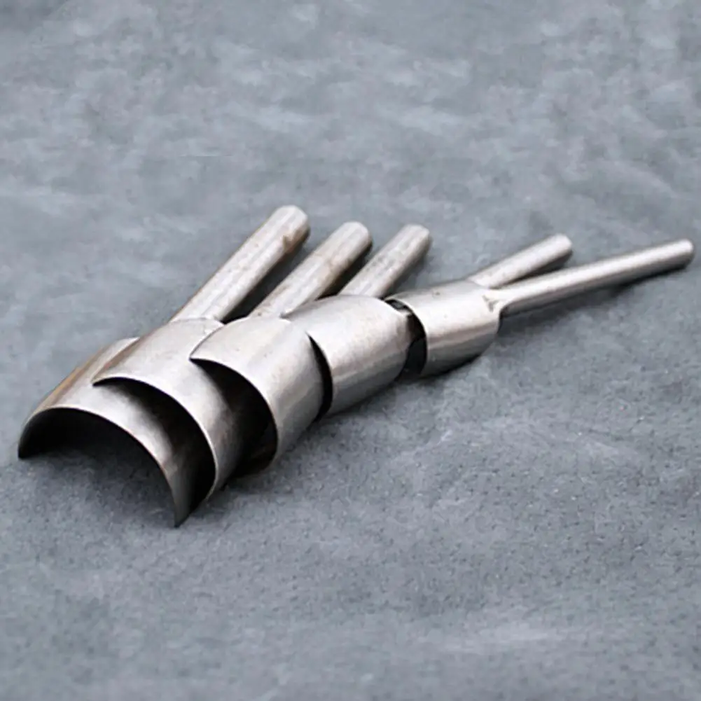 7PCS/Set Leather Craft Half-Round Cutter Punch Tools Cut Craft Punch Belt End Cutter Sewing Tool 10 - 40mm
