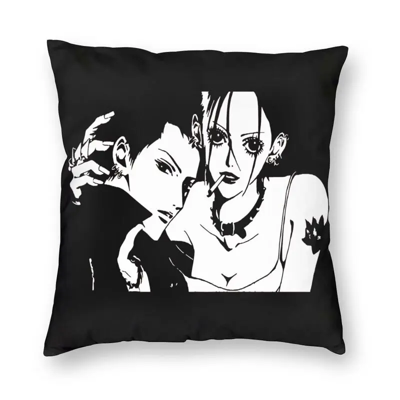 Nana Osaki And Ren Honjo Cushion Cover Sofa Home Decor Japanese Anime Square Pillow Cover 45x45cm