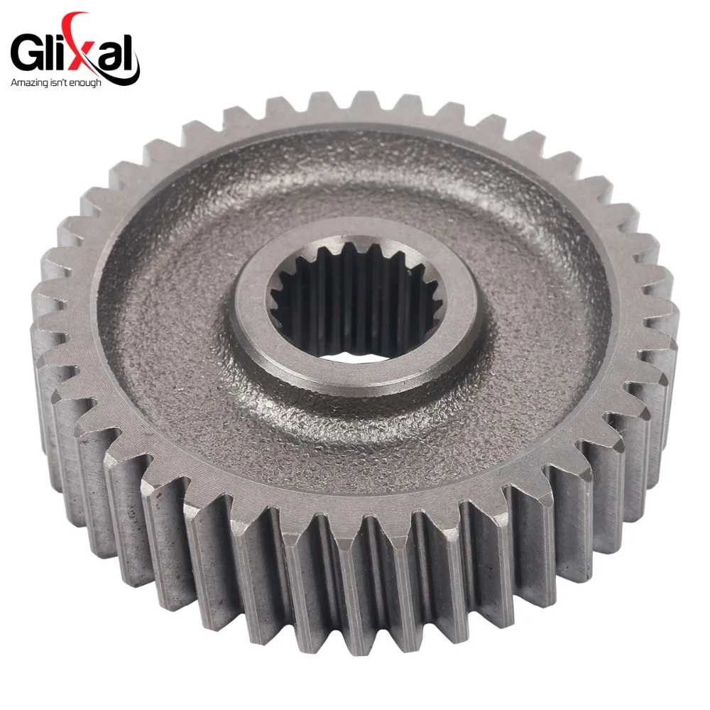 Glixal GY6 125cc 150cc Final Drive Shaft Gear for 152QMI 157QMJ 1P57QMJ 4-Stroke Chinese Scooter Moped ATV Go-Kart