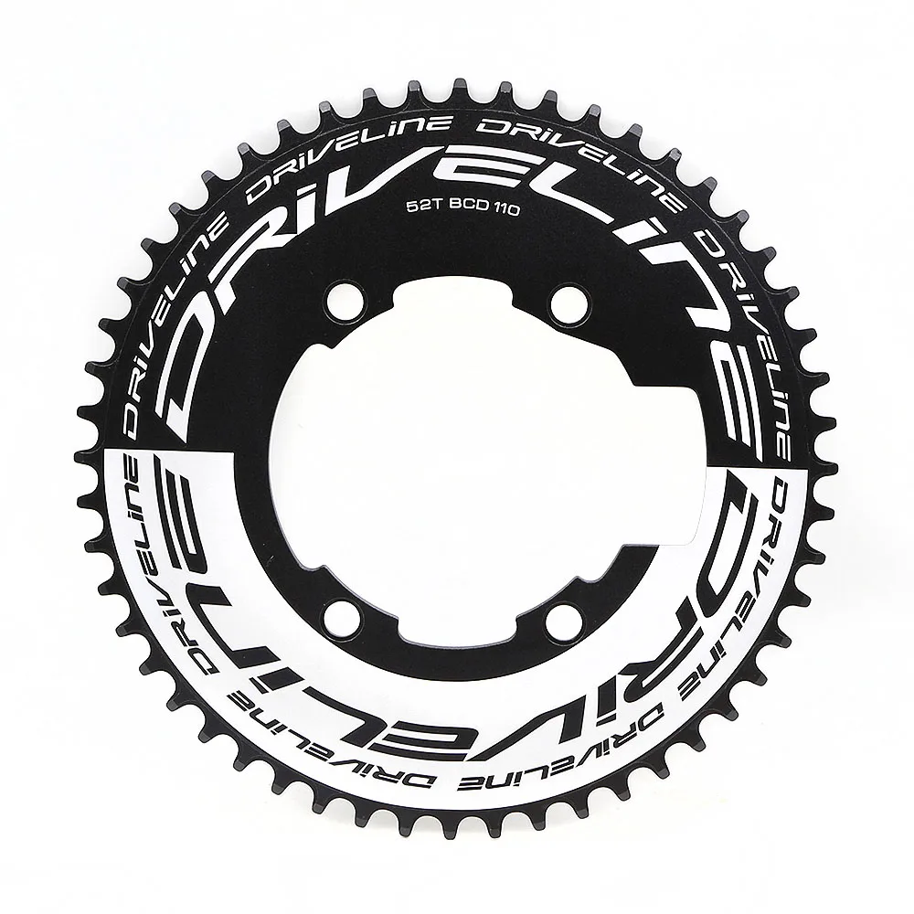 DRIVELINE CNC 52T road bike TT narrow wide chainring 110BCD 9/10/11s