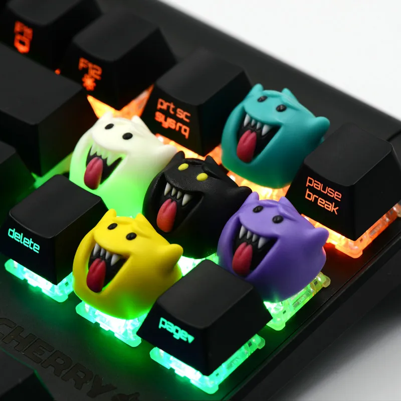 Key cap 1 pcs mechanical keyboards keycap personality design,Cartoon anime modeling personality Resin keycaps Cherry MX axis,A26