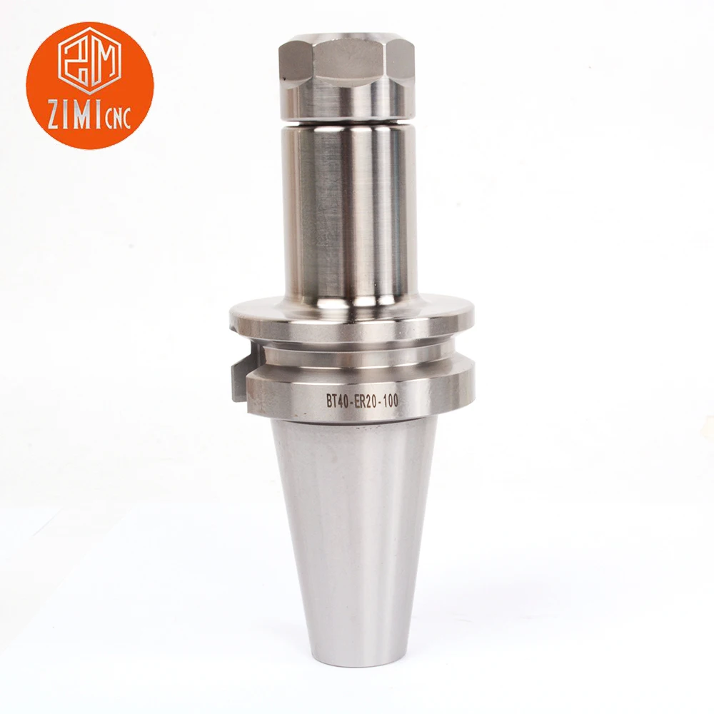 1PCS BT40-ER20-100 holder BT43 CNC tool holder 100mm for ER20 spring chuck CNC lathe cutting tool milling tool