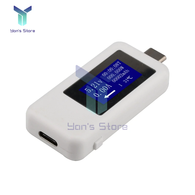 Многофункциональный USB тестер Type-c детектор зарядного устройства цифровой вольтметр Амперметр постоянного тока измерители напряжения