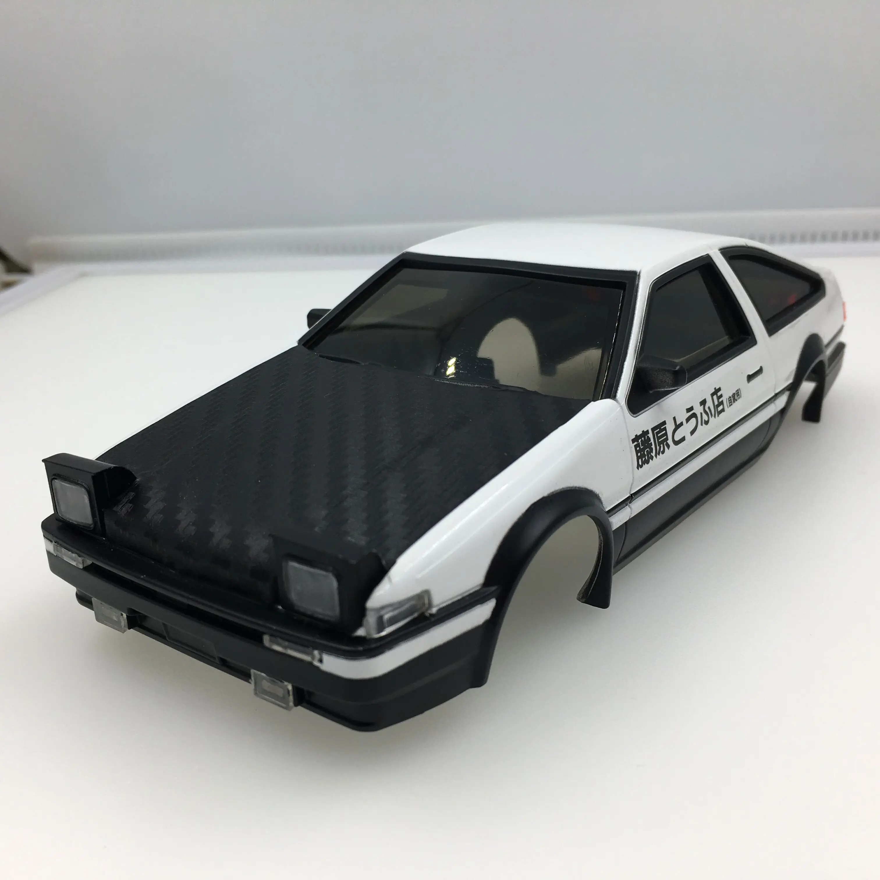 Plastikowa osłona zaskórników Z tworzywa sztucznego AE86 osłona karoserii 90mm rozstaw osi dla XRX mini-q HGD1 Kyosho mini-z