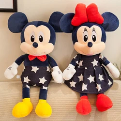 Disney-muñeco de peluche de 30cm, juguete suave de Mickey Mouse, Minnie, almohada, regalos