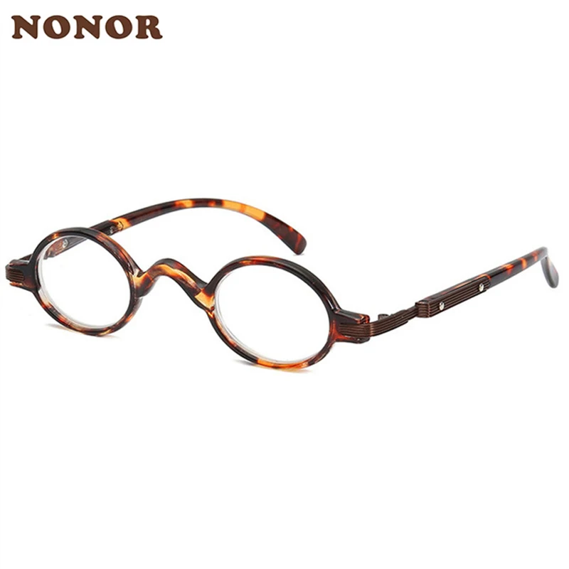 

NONOR Reading Glasses Men Women Fashion Small Round Frame Eyeglasses High Quality Prescription Spectacles Diopter +1.0-+3.0