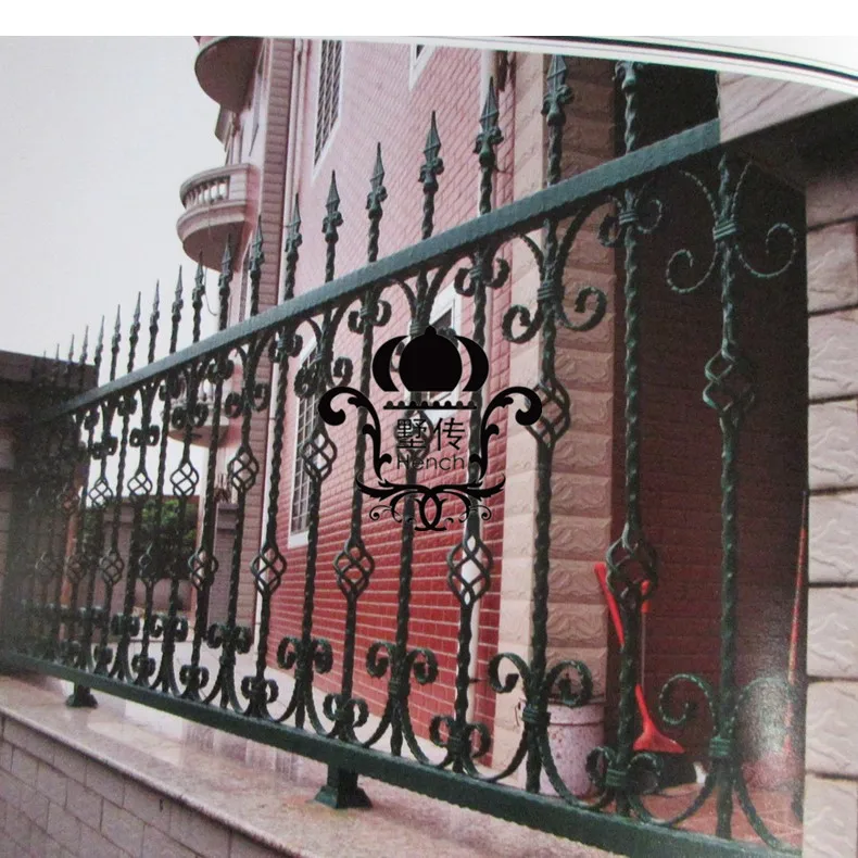 Hench 100% handmade forged custom designs ornate solid steel fence gate Australia hot selling in Australia United States