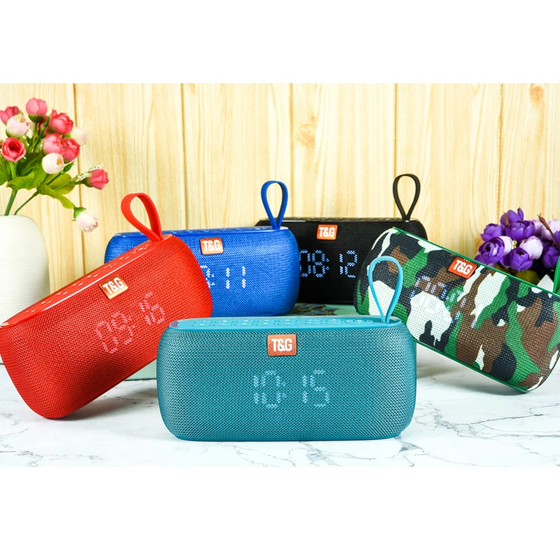 TG177 Portable Bluetooth Speaker 20W Wireless Waterproof Outdoor Subwoofer Column Supports TF Alarm Clock USB Subwoofer Music