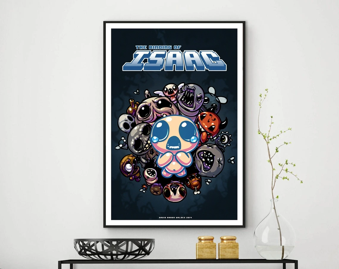 ملصق لعبة تجليد إسحاق ولادة جديدة لتزيين المنزل طلاء جدران (بدون إطار) #1