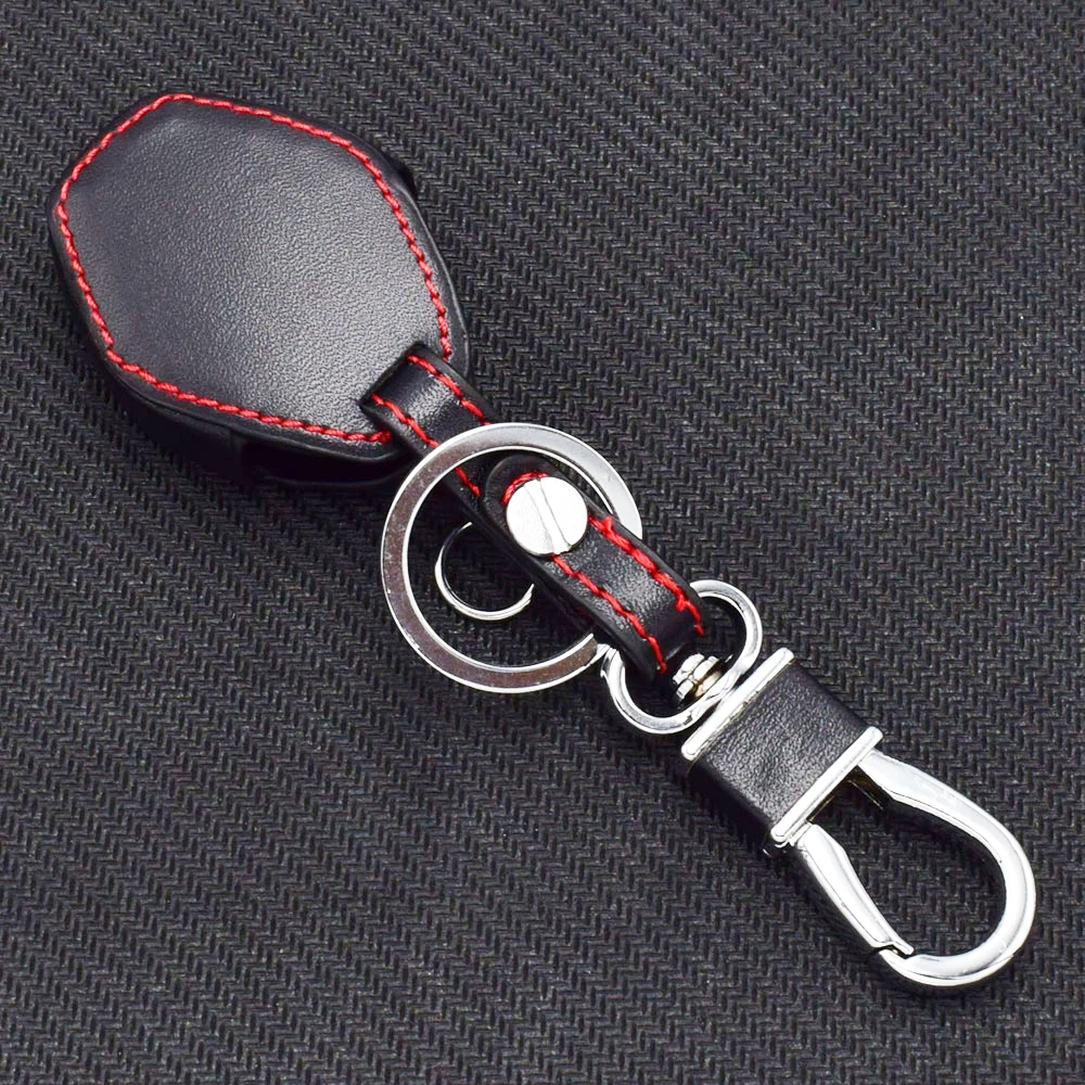 Leder Auto Schlüssel Abdeckung Auto Zubehör Für BMW 5 6 M5 M6 Serie E34 E36 E38 E39 E60 E61 E63 E64 Fernbedienung fobs Schutz Fall – Detail 4