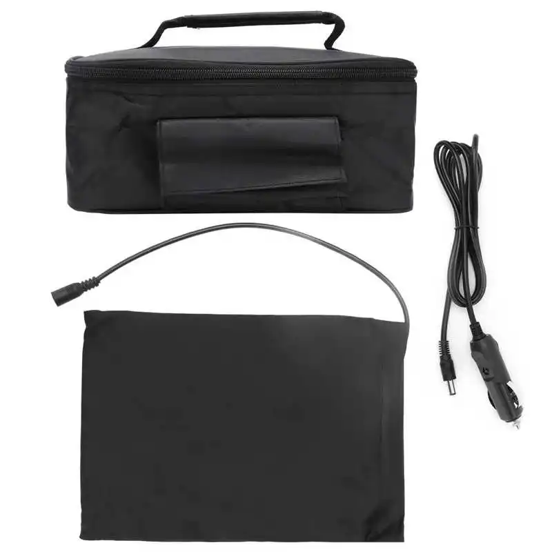 Portable Mini Car Microwave 12V Electric Oven Fast Heating Picnic Box for Travel Camping Food Cooking Oven for Lunch Boxes