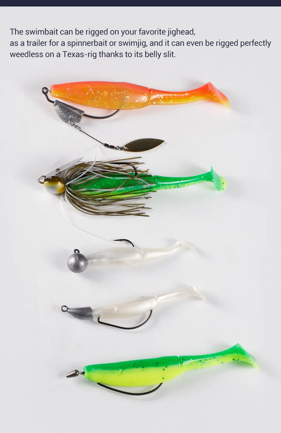 NOEBY Silikon-Weichköder, 7 cm, 10 cm, 12,5 cm, 15 cm, Shad, künstlicher weicher Köder, Swimbait, Raubtier, weicher Köder, Forelle, Hecht, Angelköder – Detail 4