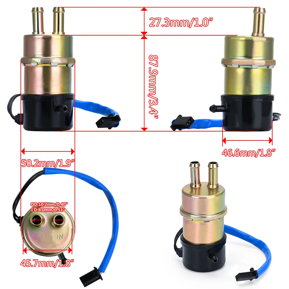 New Motorcycle Fuel Pump 12v Fuel Pump For CBR600F CBR600F2 CBR600F3 CBR600F4 1987-2000 PQY-DZB11