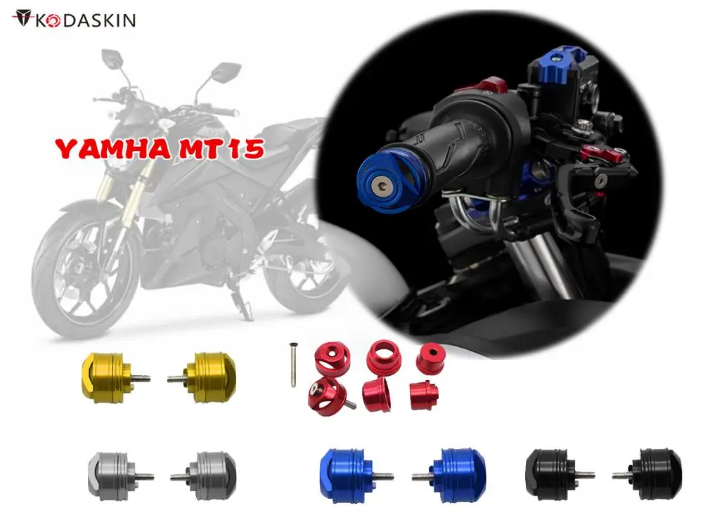 Алюминиевая крышка для руля Kodaskin, ручка, Концевая заглушка, ручной блок для Yamaha mt15 YZF MT-15 MT 15