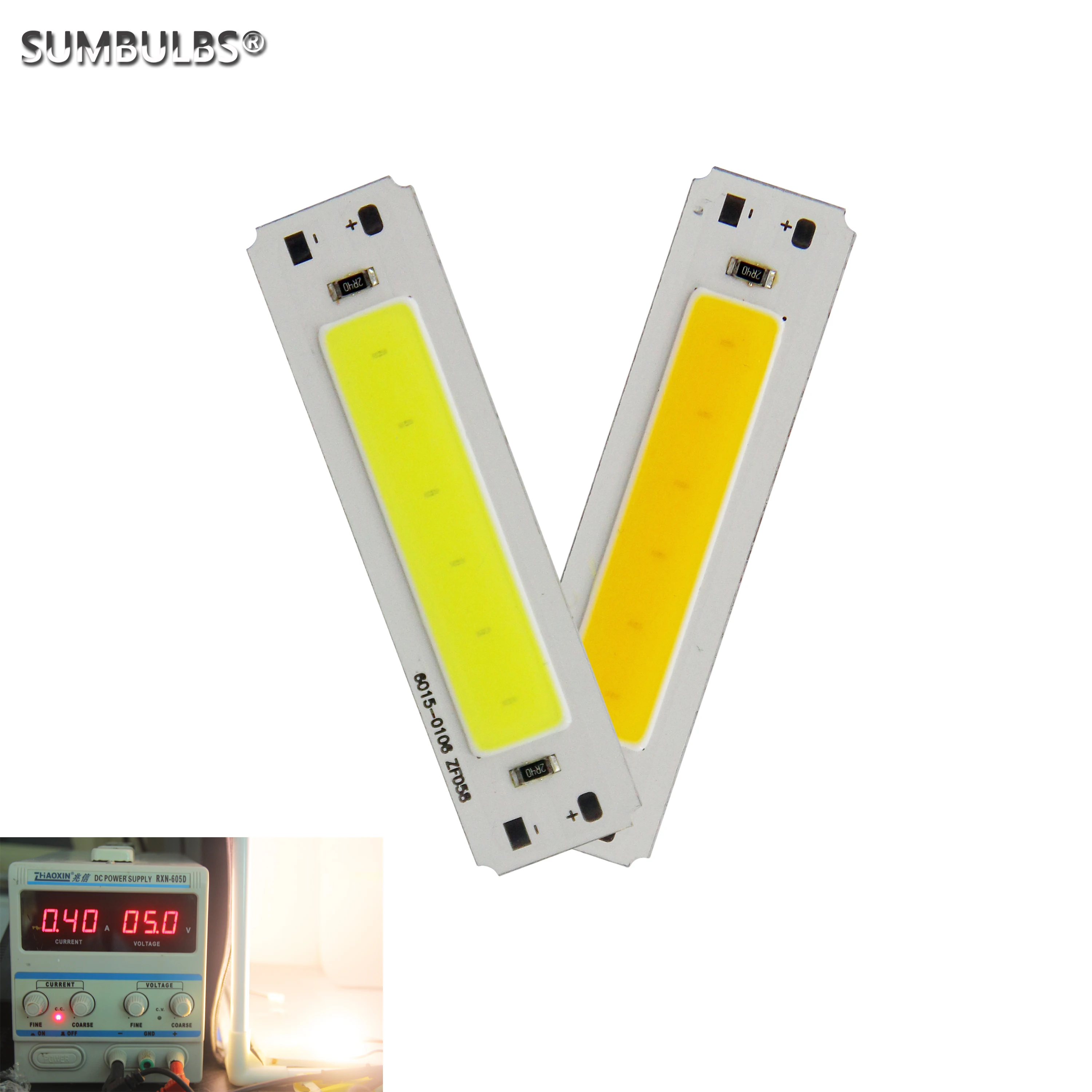 DC 5V USB LED Light Source 2W COB Strip Bar Bulb 60*15mm Warm Cold White 3000K 6500K for DIY Work Lamp