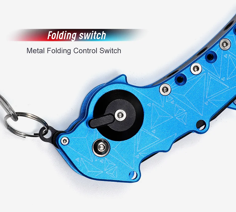 Noeby Neuer zusammenklappbarer Angelgriff aus Aluminiumlegierung, Fischlippengriff, Angelhaken-Controller, verstellbar mit Verbindungsring, Angelwerkzeug – Detail 9