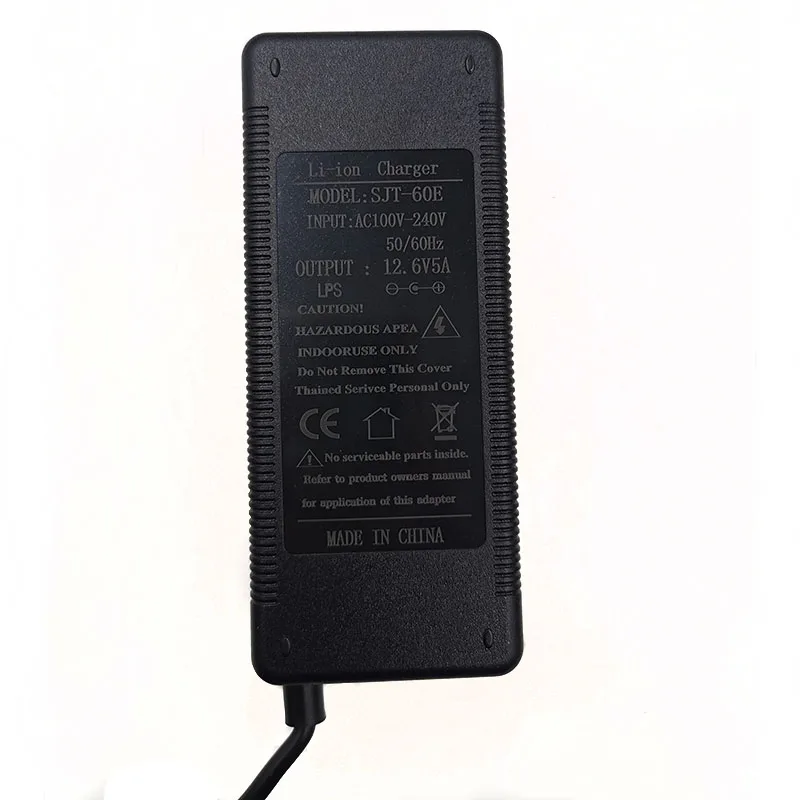 12.6V 5A battery charger fast charge 18650 lithium ion 3 series 12V lithium battery pack high quality charger  EU/US/AU/UK Plug