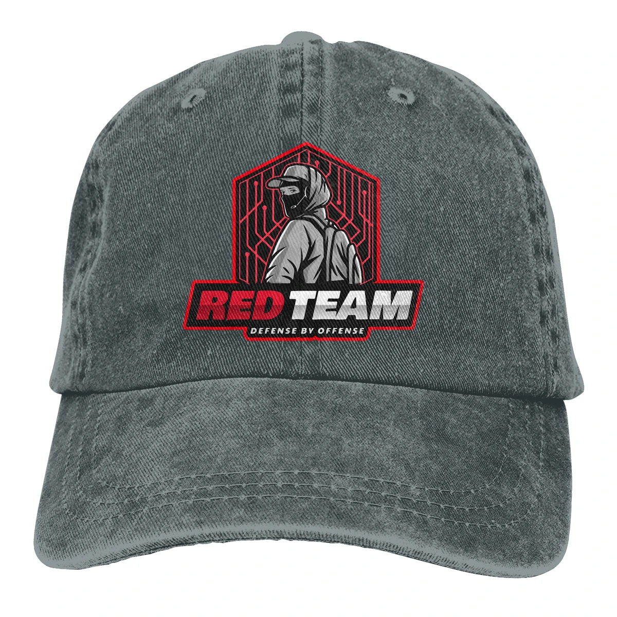 Cyber Security Red Team Defense Baseball Cap Men Hats Women Visor Protection Snapback Linux Operating System Tux Penguin Caps