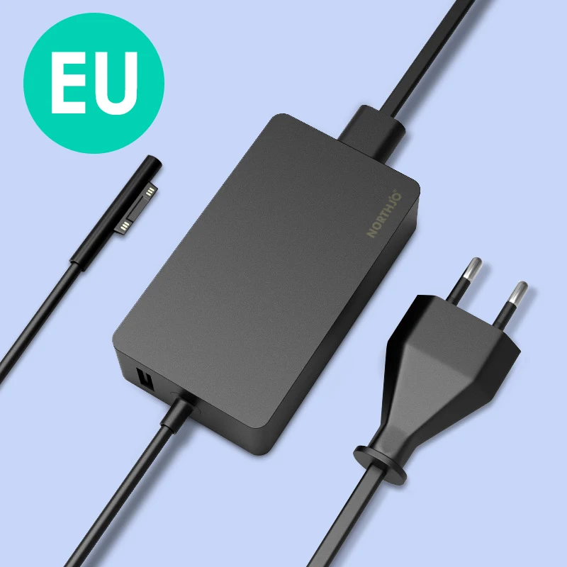 Imagem -05 - Northjo 102w 15v 6.33a Adaptador de Alimentação Carregador para Nova Microsoft Surface Pro x Superfície Livro Portátil go A1798