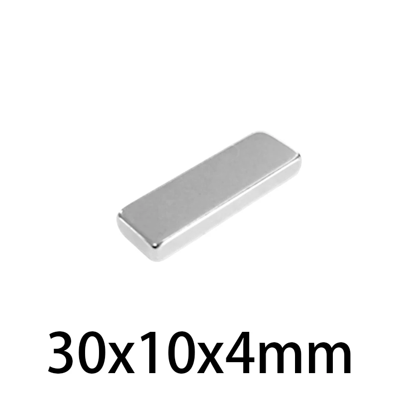 30x10x4mm block Powerful N35 Magnets Super Sheet Permanent Magnetic 30mmx10mmx4mm Strong Neodymium Magnet 30*10*4mm