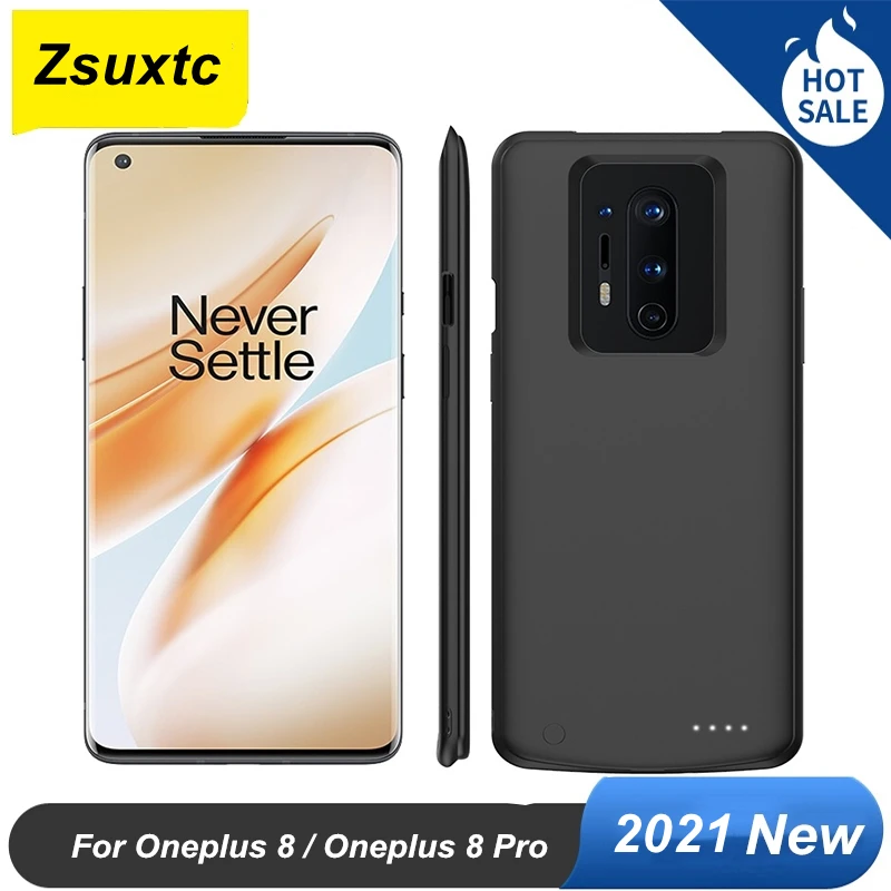 

Чехол-Внешний аккумулятор 6800 мА · ч, для Oneplus 8, Smart 8 Pro