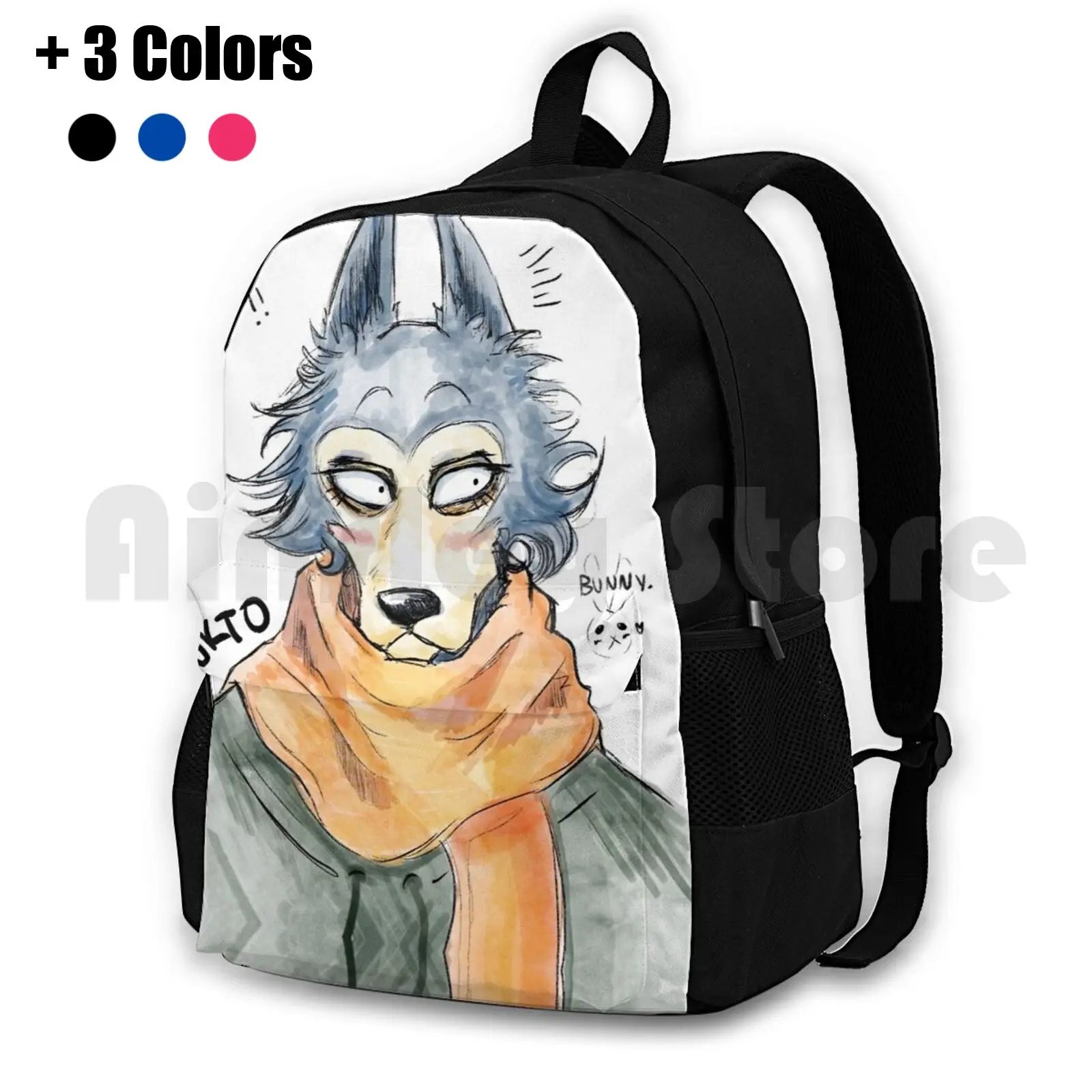 

Legoshi Outdoor Hiking Backpack Riding Climbing Sports Bag Beastars Legoshi Legosi Anime