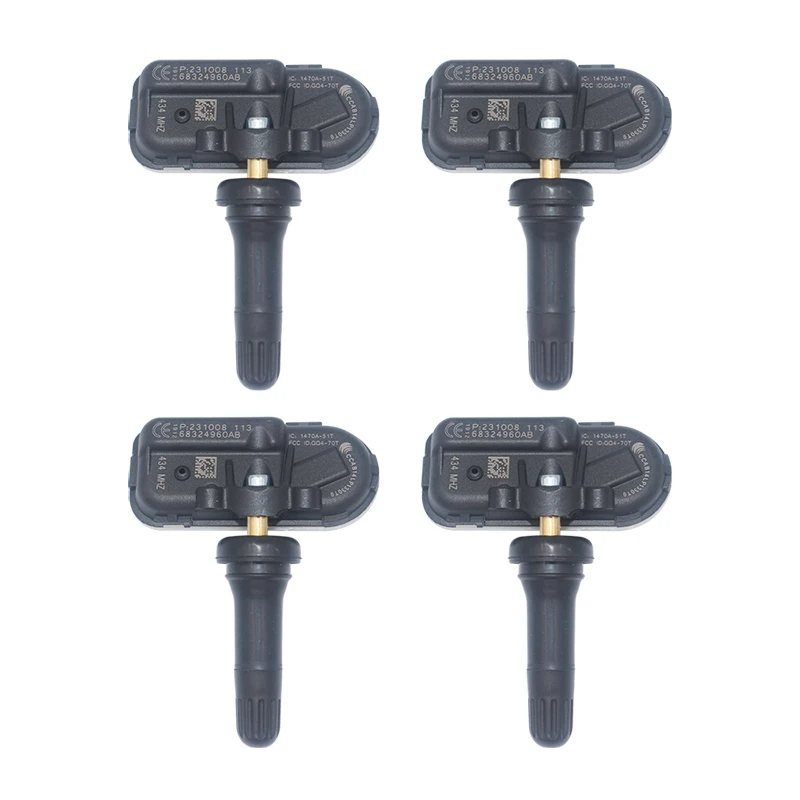 

4Pcs Tire Pressure Monitor Sensor 68324960AB For Dodge Ram 1500 2500 3500 Cherokee 68239720AA 68239720AB 68239720AC