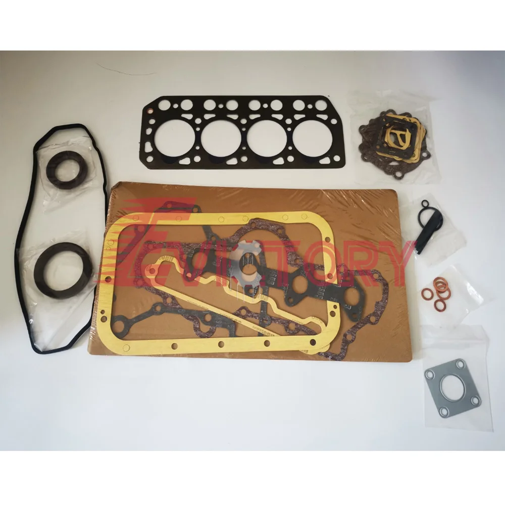 

For Mitsubishi K4B overhaul gasket kit + main conrod con rod bearing set