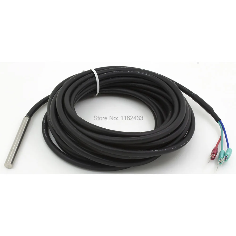 

FTARP03 Cu50 waterproof type 5m cable polish rod probe head RTD temperature sensor